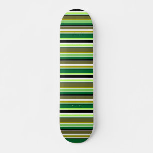 Skate Listras verdes brancas fofas