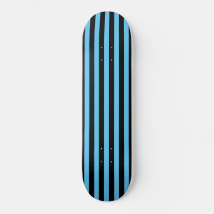 Skate Listras Verticais Azul Céu e Preto