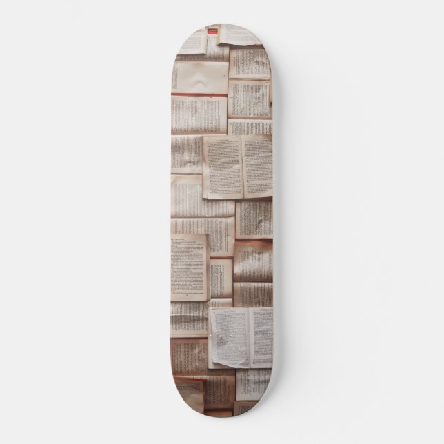Skate Livros Vintage (Frente)