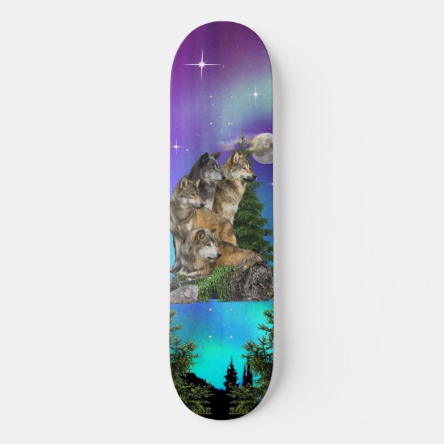 Skate Lobo e Lua (Frente)