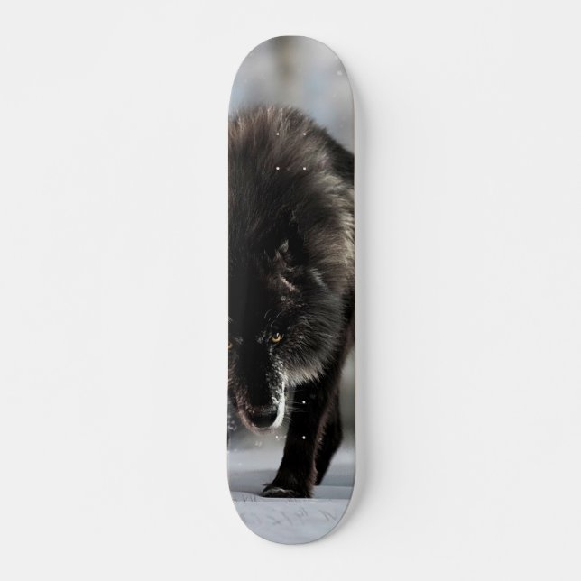 Skate Lobo negro zangado (Frente)