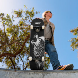 Skate Lobo Solitário Personalizado