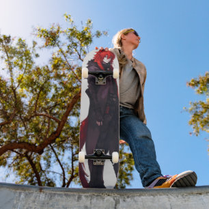 Skate Lobo Vermelho Anime Bonito