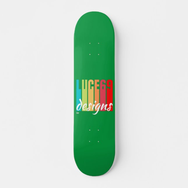 Skate Logotipo "DESIGNS LUCE69" (Frente)