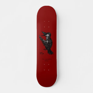 Skate Logotipo do Hummingbird Vermelho