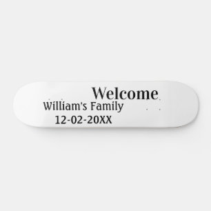 Skate logotipo monograma simples e mínimo personalizado