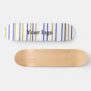Skate Logotipo personalizado simples e elegante aqui na