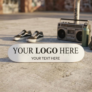 Skate Logotipo Promocional Personalizado – Sem Pedido Mí