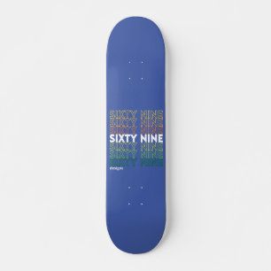 Skate logotipo "SIXTYNINE DESIGNS"