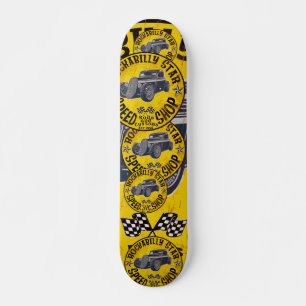 Skate Loja da velocidade dos hot rod
