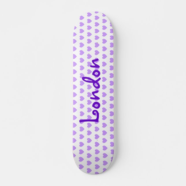 Skate Londres em Purple (Frente)