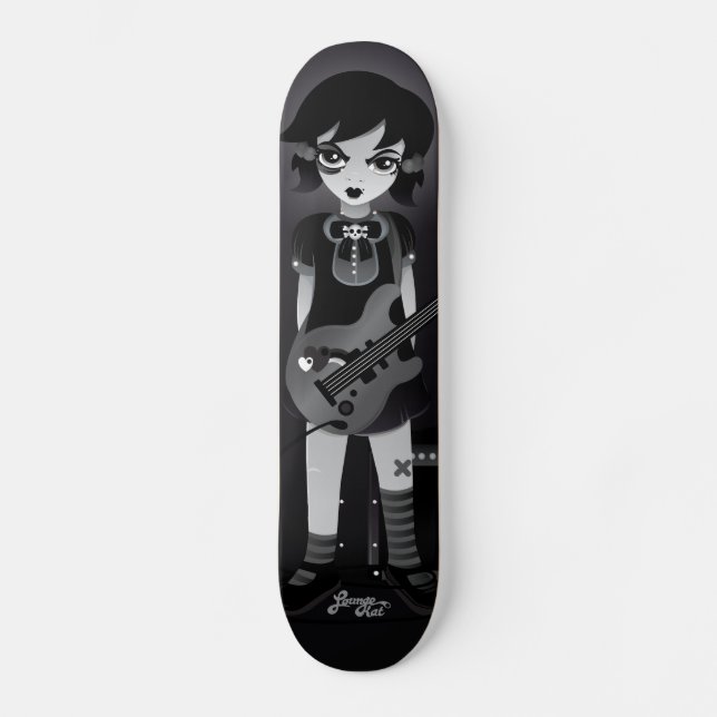 Skate LoungeKat Skateboard: Bass Girl (Frente)