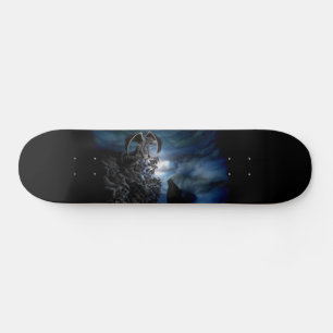 Skate Lua de lobo - Lobo com Golem