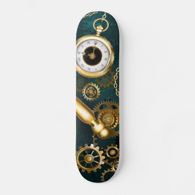 Skate Lupa no estilo Steampunk (Frente)