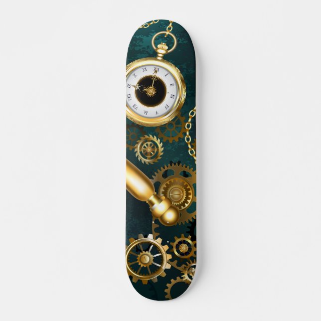 Skate Lupa no estilo Steampunk (Frente)