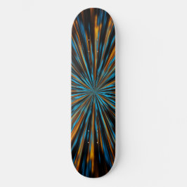Skate Luzes Fractais Abstratas