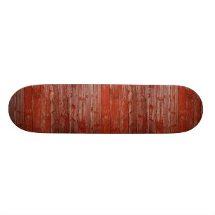 Skate Madeira vermelha velha