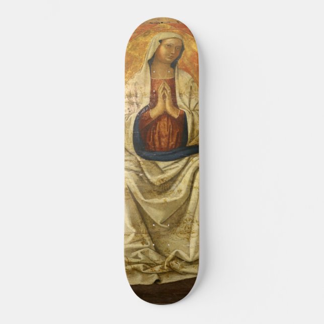 Skate Madonna em Gloria (Virgem Maria Enthroned) (Frente)