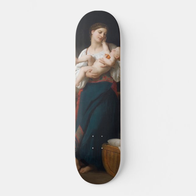 Skate Mãe e Criança (por Bouguereau) (Frente)