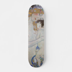 Skate Mãe e Filho por Gustav Klimt