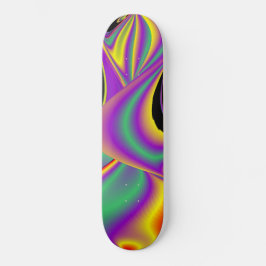 Skate Magia das cores, Abstrato 3D Rainbowart