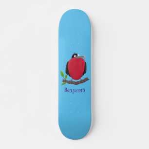 Skate Magnífico desenho animado de pássaros