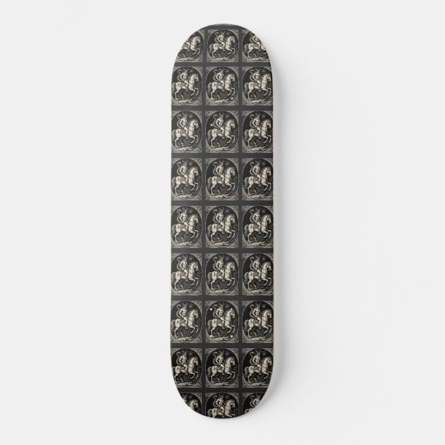Skate Majestade do Guerreiro Demônio Bathin (Frente)