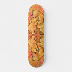 Skate Mamãe e Baby Bear - Hug - Adicionar Texto / Nome