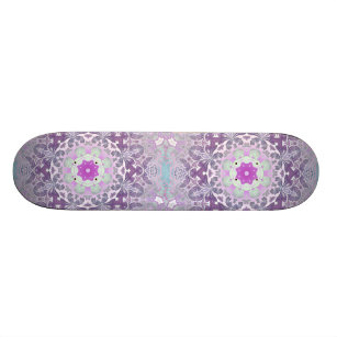 Skate Mandala boémia chique do roxo do lilac de Boho