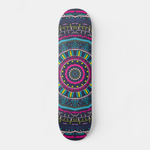 Skate mandala colorida