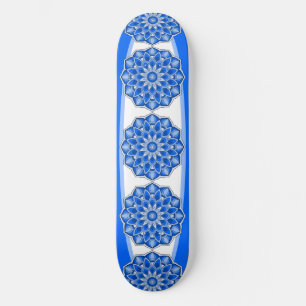 Skate Mandala em azul