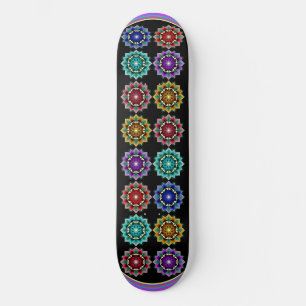 Skate Mandala em várias cores