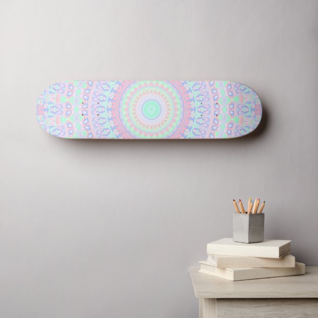 Skate Mandala Hippie Funky (Arte de parede (Horz))