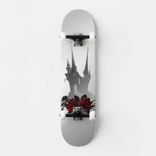Skate Mansão Rosa gótica de sangue