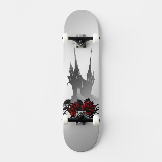 Skate Mansão Rosa gótica de sangue (Frente)