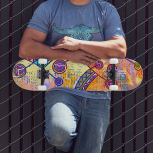 Skate Mão Desenhada por EDDArt - Escala de Sonhos 1