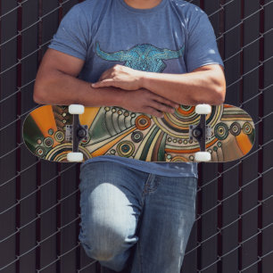 Skate Mão Desenhada por EDDArt - Pensamentos 1