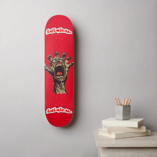 Skate Mão Vermelha de Grelha Inimitada