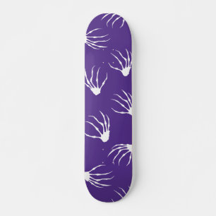 Skate Mãos de Esqueleto - Roxo