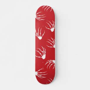 Skate Mãos do Esqueleto - Vermelho
