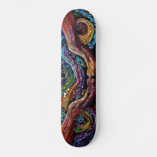 Skate Mãos/Olhos - Estilo aborígene - Decodificação do s