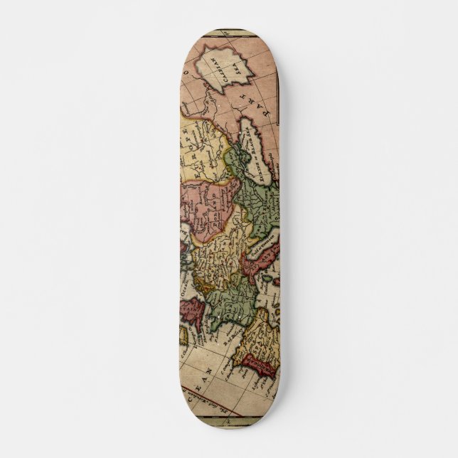 Skate Mapa 1721 de Europa (Frente)