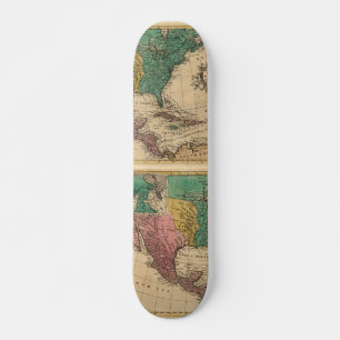 Skate Mapa da América do Norte de 1763