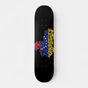 Skate Mapa da Venezuela, Mapa da linha de malha polígon