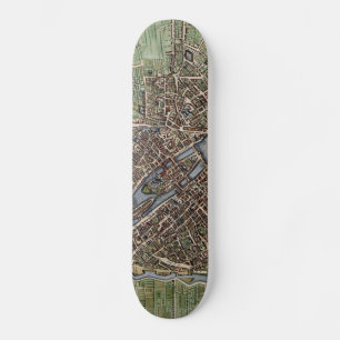 Skate Mapa da Vintage em Paris (1657)