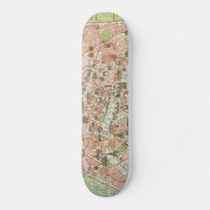 Skate Mapa da Vintage em Paris (1920)