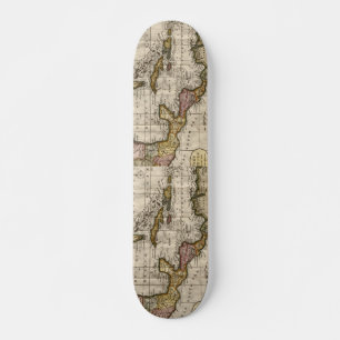 Skate Mapa das Índias Ocidentais de 1790 por Dilly e Rob
