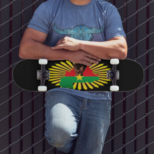 Skate Mapa do Burkina Faso, Bandeira e Resistência à Rev