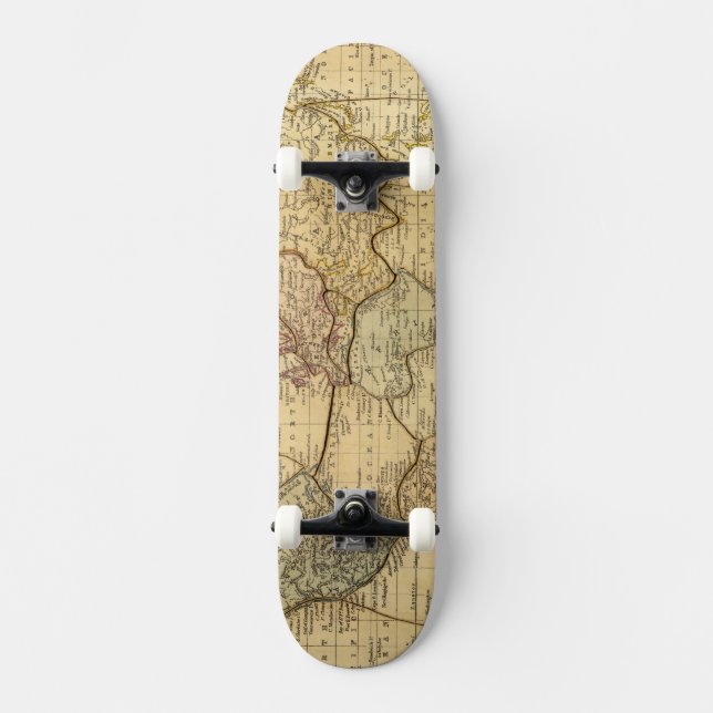 Skate Mapa do mundo na projeção de Mercators (Frente)