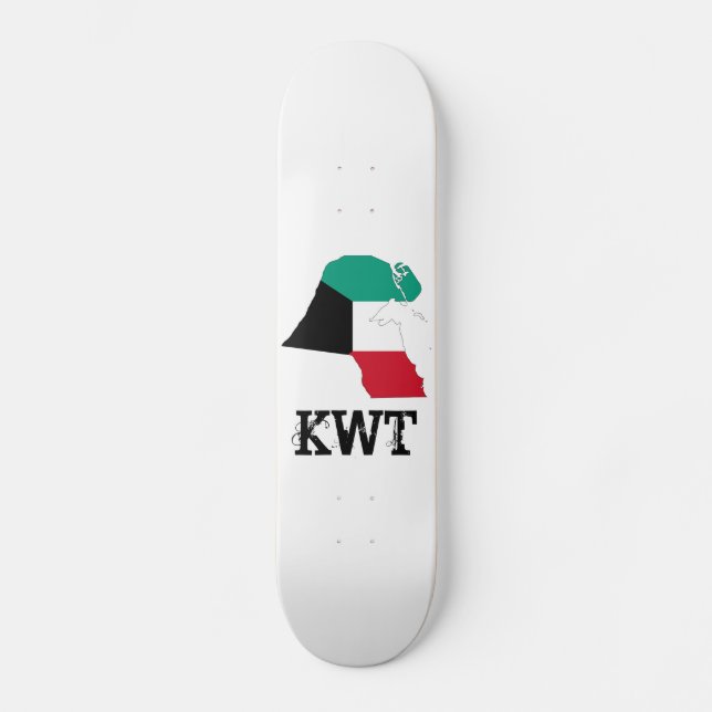 Skate Mapa do Sinalizador do Kuwait (Frente)